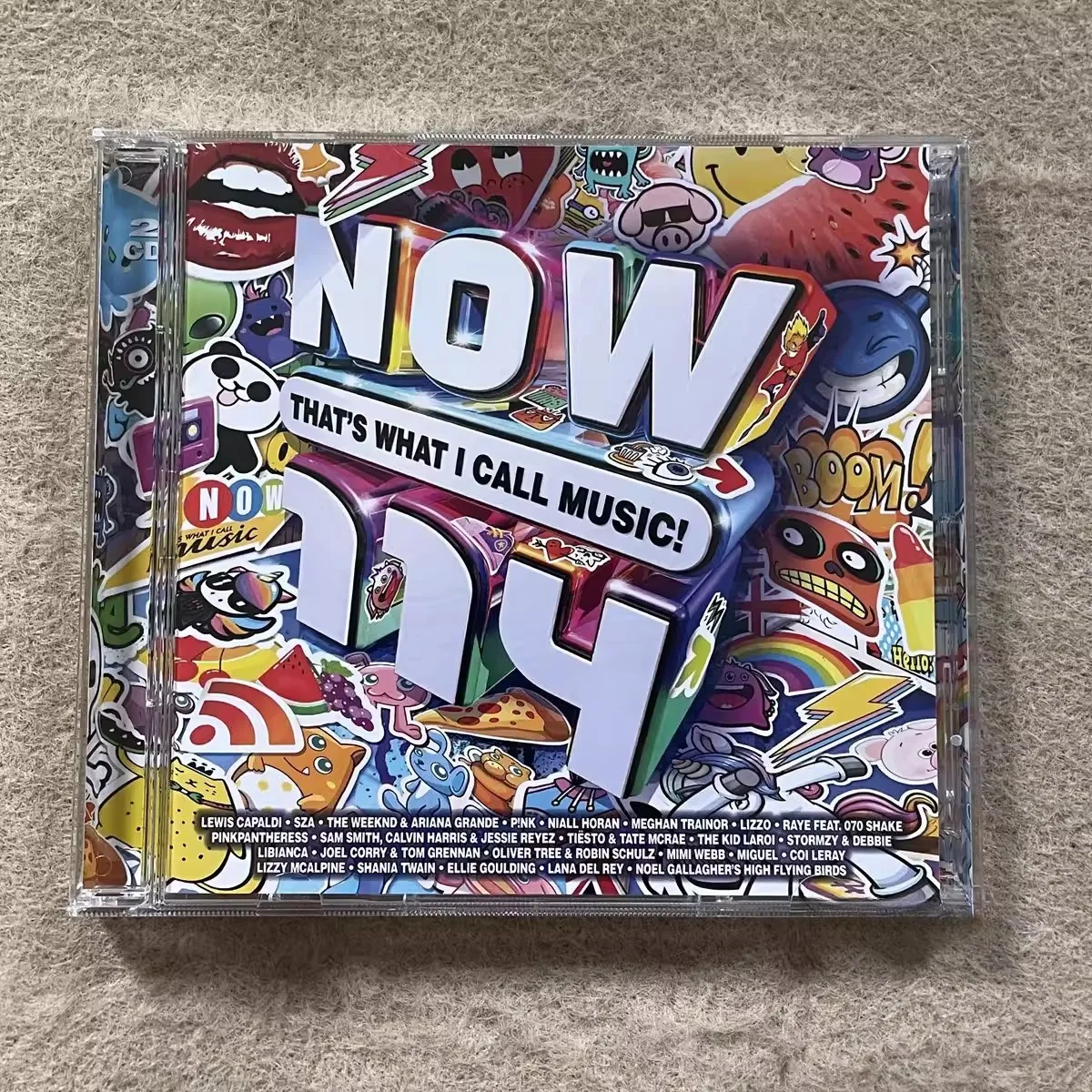 

NOW 114 CD Billboard Chart Hits Popular Pop Music Collection Hot Singles Contemporary Sound for Pop Music Fans and Collectors