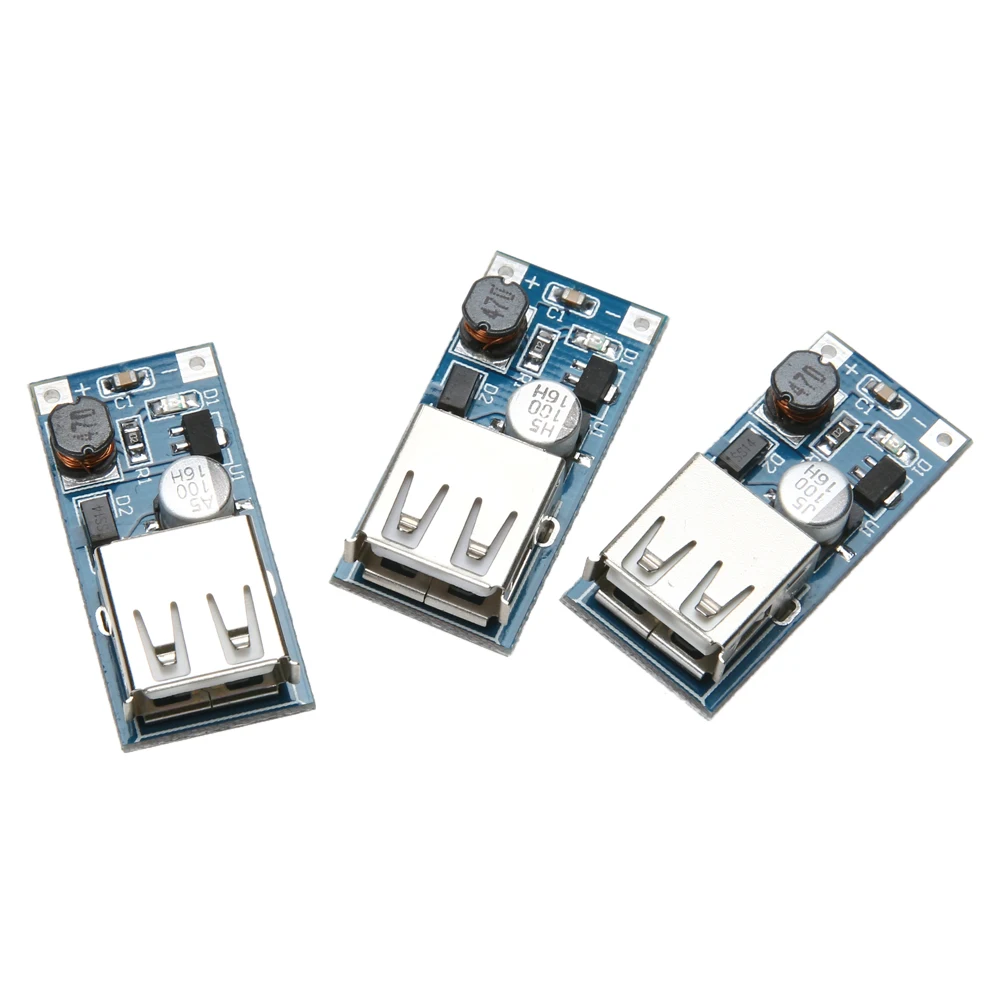 

3pc DC Step-up Boost Module USB Power Boost Circuit Board 0.9V 5V to 5V 60