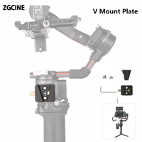 ZGCINE VR-04 V Mount Battery Plate for DJI ronin S2/S3 Stabilizer Camera Accessory V Mount battery V-Lock Plate Adapter