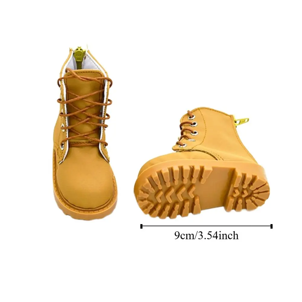 1 par de botas altas bonitas para muñeca BJD 1/3, zapatos de gamuza para Rifle, zapatos para muñeca BJD 1/3, Mini botas brillantes de 60/70cm, muñeca BJD 1/3