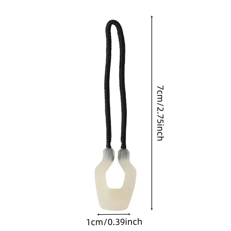 6/12Pcs Luminous Zipper Pullers Convenient Zipper Extension Backpack Jacket Zippers Accessory Tent Zipper Pull Slider Head Tool