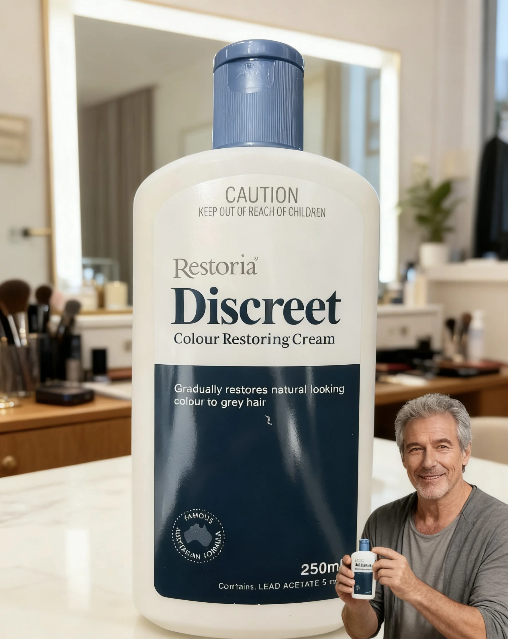 250 мл оригинальный Restoria Discreet Color восстанавливающий крем-лосьон для ухода за волосами, уменьшающий серые волосы, для мужчин и женщин 250 мл оригинальный Restoria Discreet Color восстанавливающий крем-лосьон для ухода за волосами, уменьшающий серые волосы, для мужчин и женщин