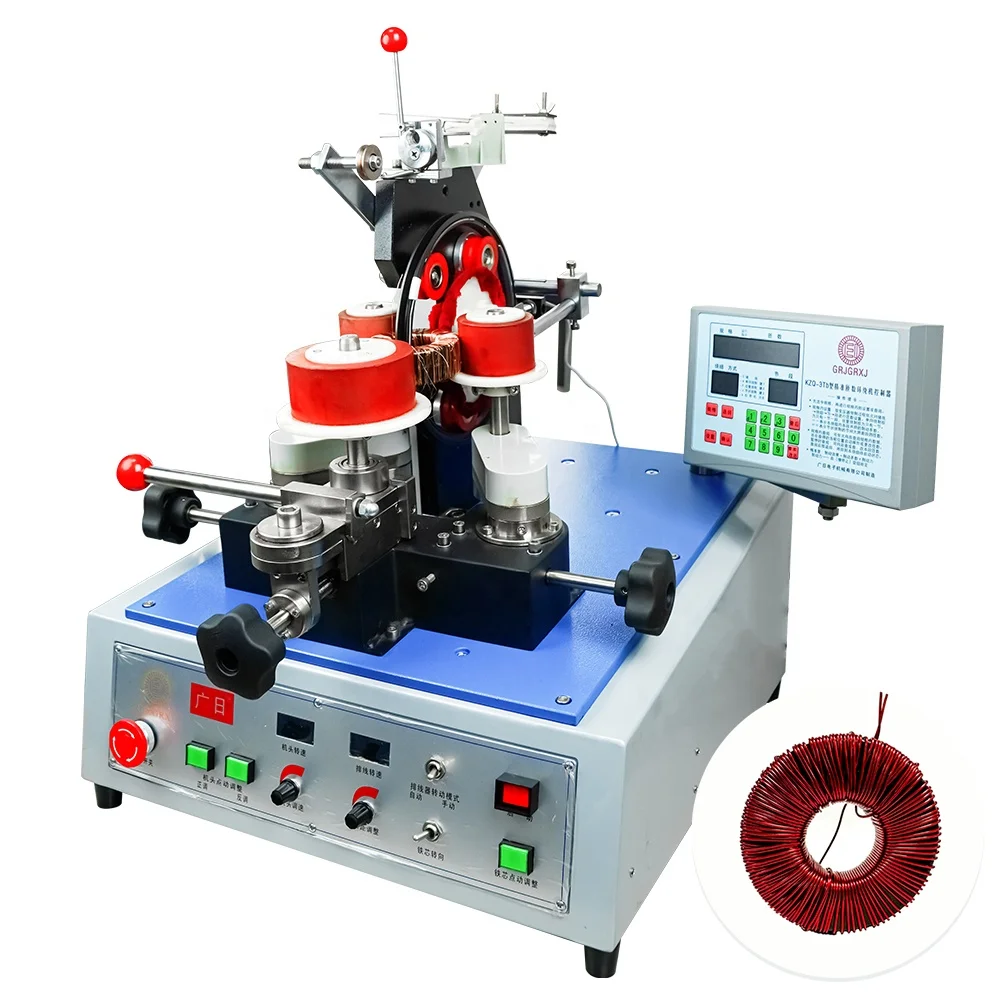 Different functional modules can be customized according to different production requirements side-sliding ring winding machine