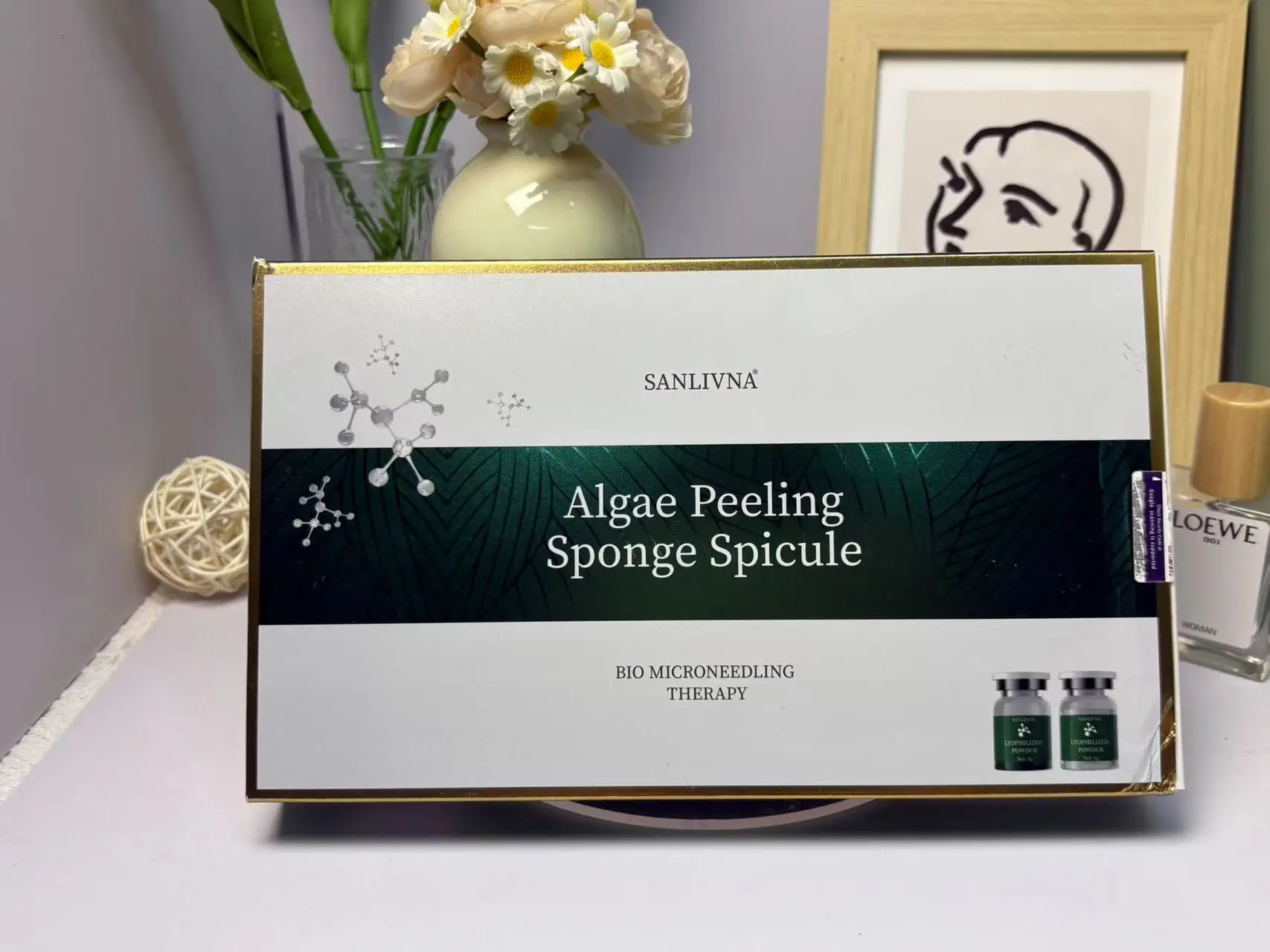 Kit de exfoliación de algas marinas para el tratamiento del acné, reparación de la piel, rejuvenecimiento Facial, blanqueamiento y brillo, limpieza, cuidado funcional de la piel ﻿