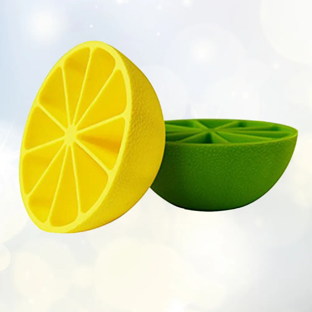 2Pcs Lemon Shape Ice Cube Maker Silicone 10 Grids Ice Stick Tray for Home Kitchen DIY Desserts Chocolate Jelly Food Safe