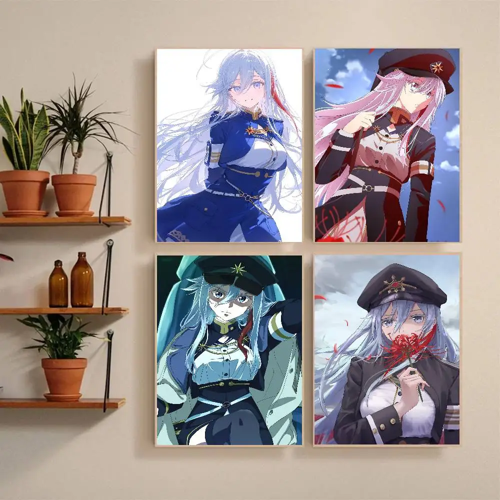 Anime Characters 86 Lena Poster Self-adhesive Art Waterproof Paper Sticker Coffee House Bar Room Wall Decor