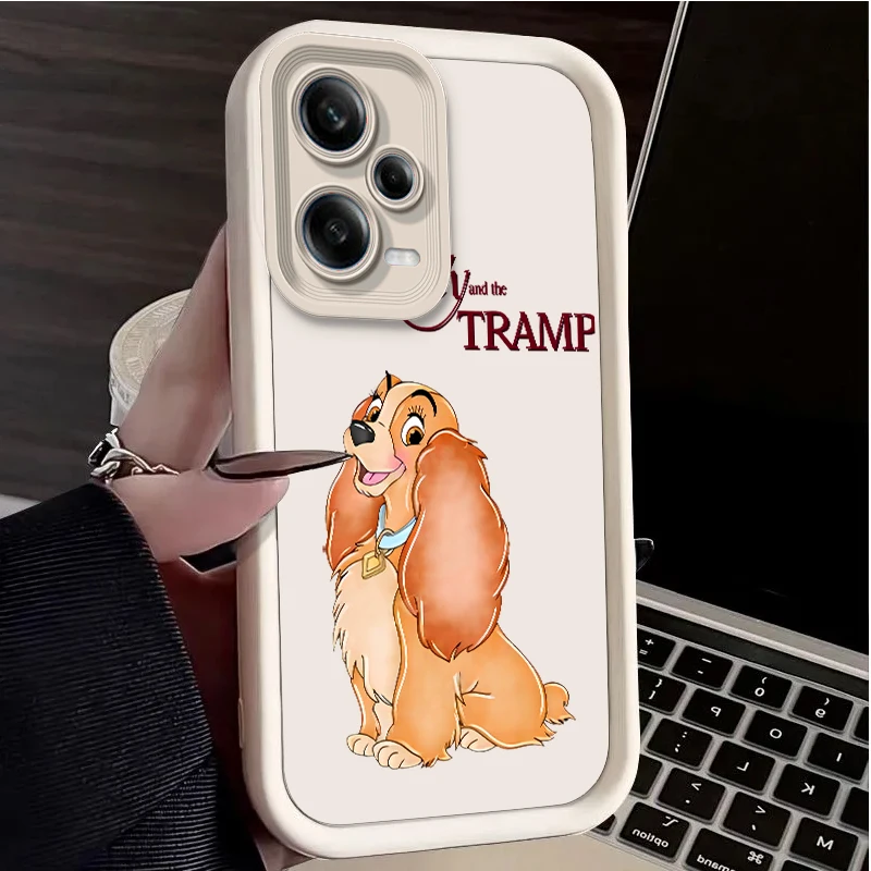 Disney Dog Lady And Tramp For Redmi K50 K40 K30 K20 12C 10C 9C 9AT 9A Ultra Pro Prime  Eye Ladder Phone Case