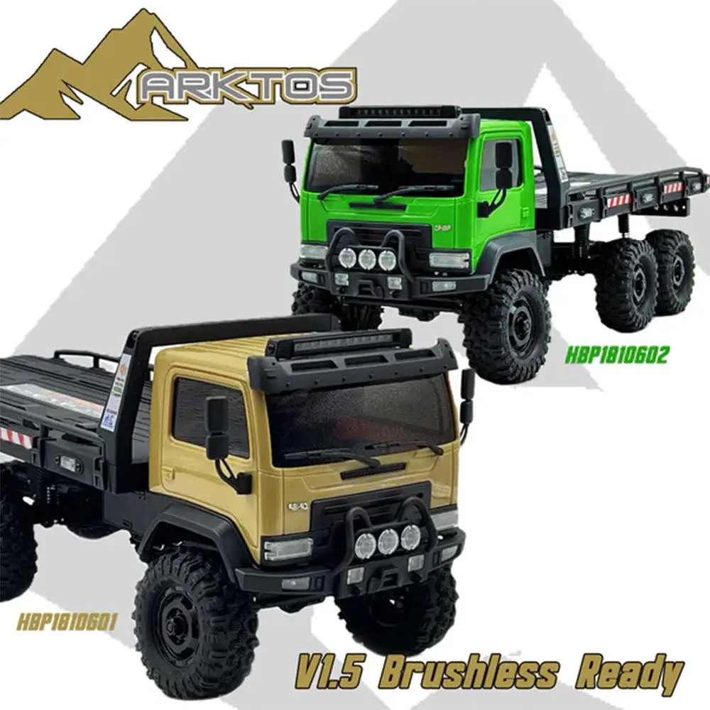

Радиоуправляемый внедорожный грузовик-платформа Hobby Plus 1/18 CR-18P ARKTOS V1.5 4WD для любителей радиоуправляемых моделей