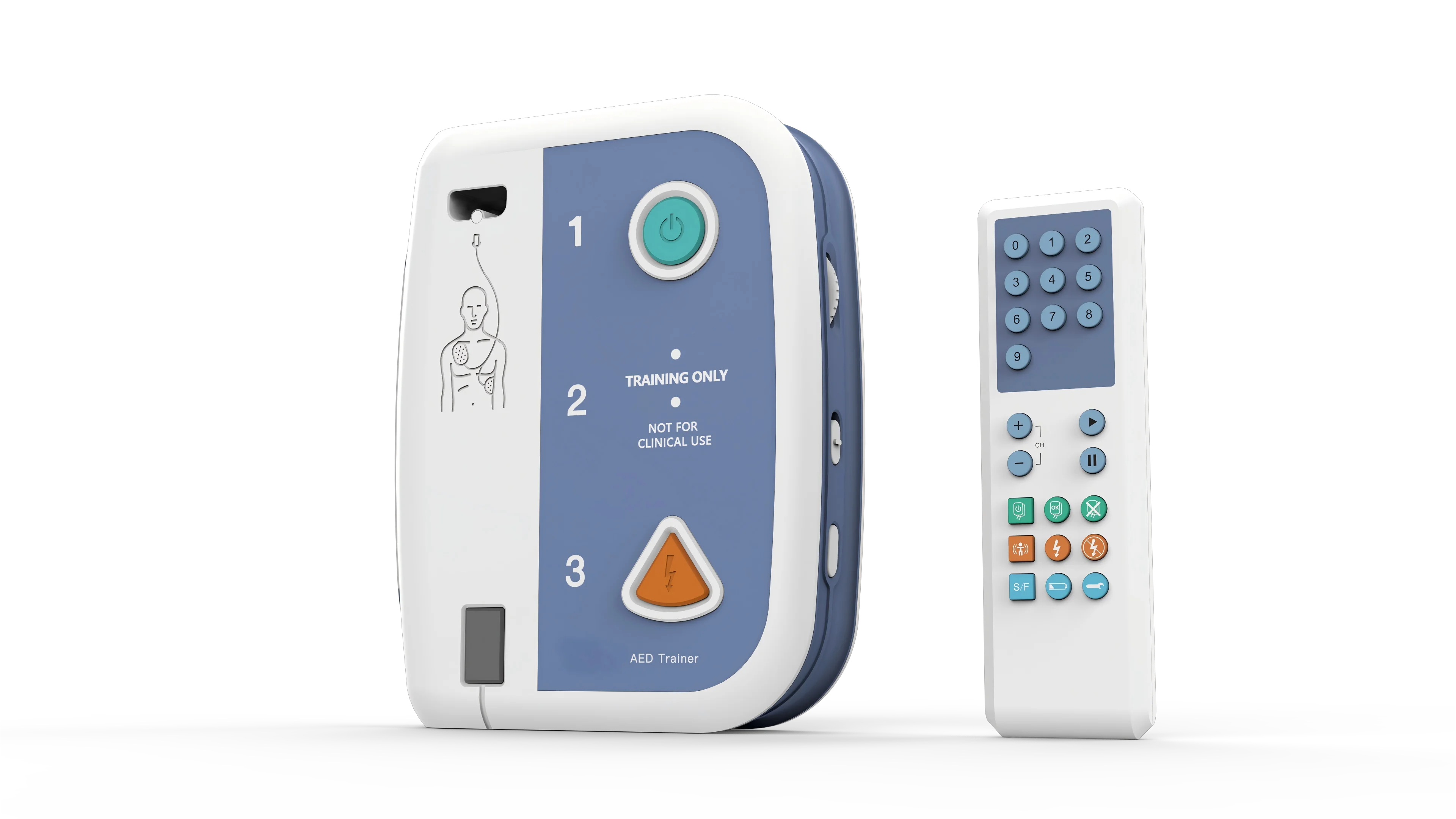 حزمة واحدة من مدرب AED IFA-120C+، للتدريب على الإسعافات الأولية فقط، جهاز تدريب CPR، لتعليم AED وCPR