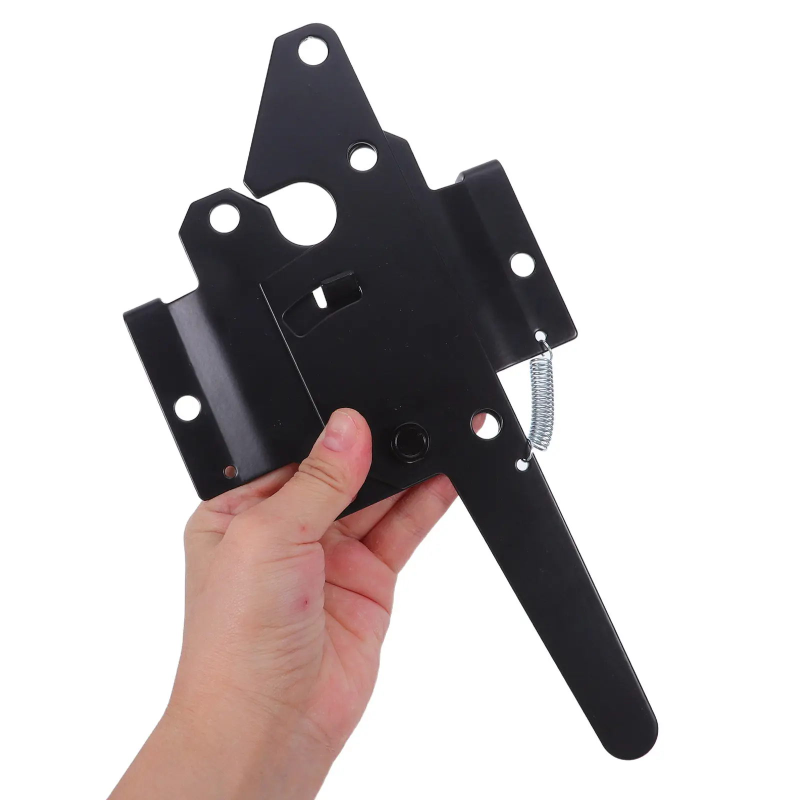 Heavy Duty Self-Locking Gravity Gate Latch for Backyard Fence Pool Driveway Patio Security Rustproof Weather Resistant Powder