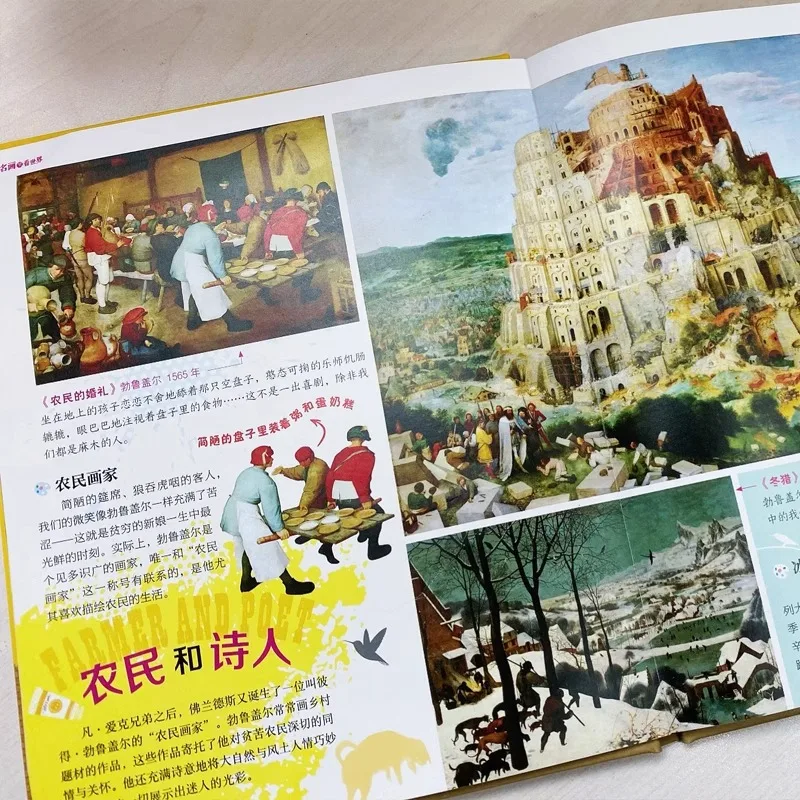 View The World in Famous Paintings: Leonardo Da Vinci, Van Gogh, Monet, A General Education Reader for Children's Art Education