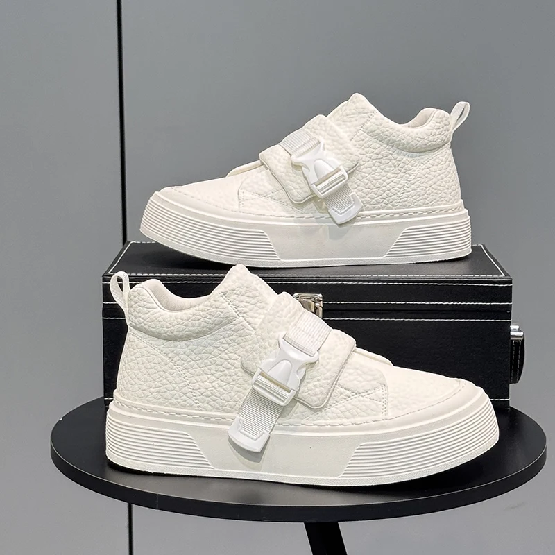 Designer Men's Casual Shoes Fashion Breathable Sport Shoes High Top Anti Slip Board Shoes Comfortable Platform Walking Sneakers