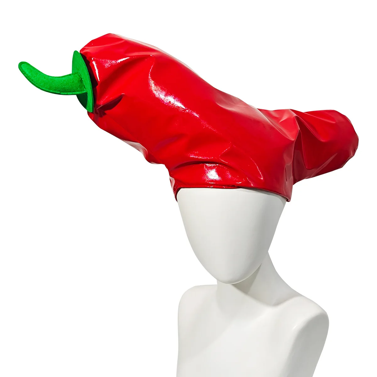 Chapéu de pimenta vermelha cosplay engraçado legumes forma chapéus carnaval halloween vestir-se festa traje adereços presentes