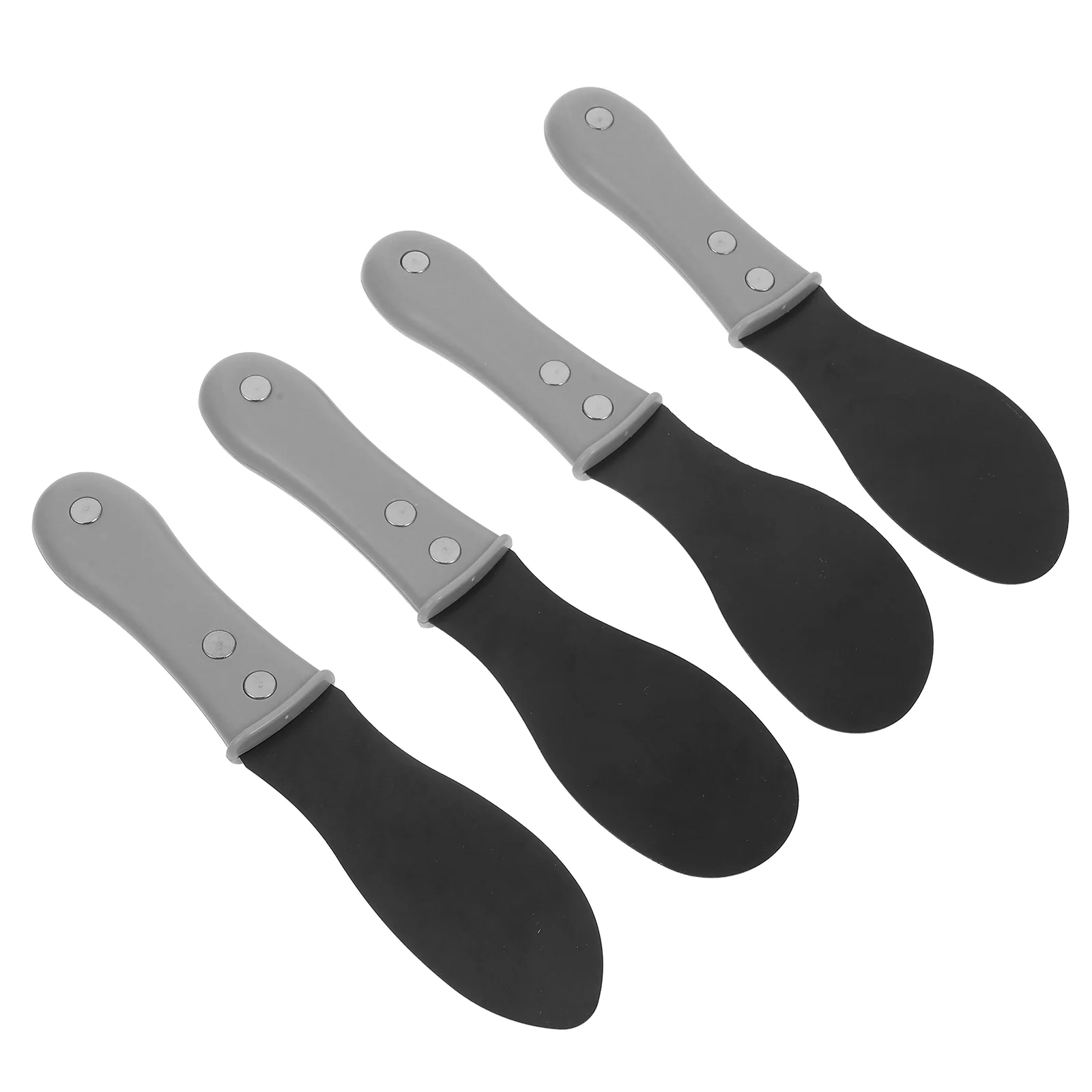 4 Pcs Frictioning Knife Kit Handle Grip for Skirt Paint Scrapper Caulking Tools Spatula Finishing