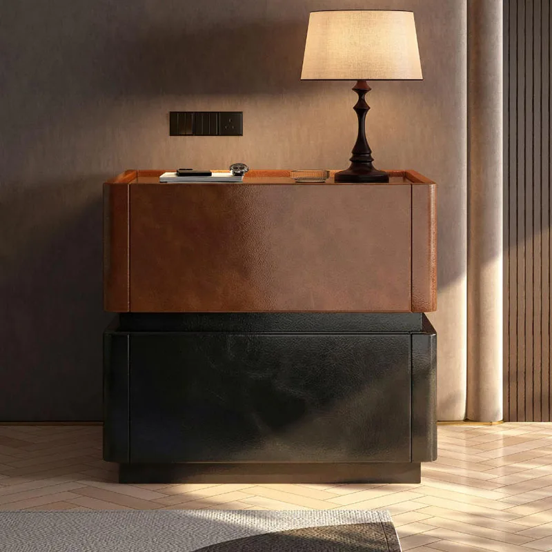 xx-Luxury Display Nightstand Vintage Nordic Modern Storage Aesthetic Trendy Nightstand Table De Nuit Bedroom Furniture&