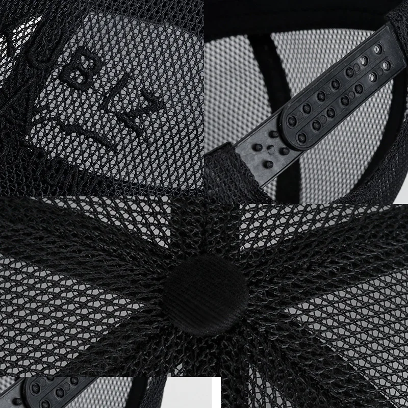 Summer Full Mesh Baseball Cap Quick Dry Cooling Sun Protection Cap Outdoor Golf Running Breathable Adjustable Snapback Hat