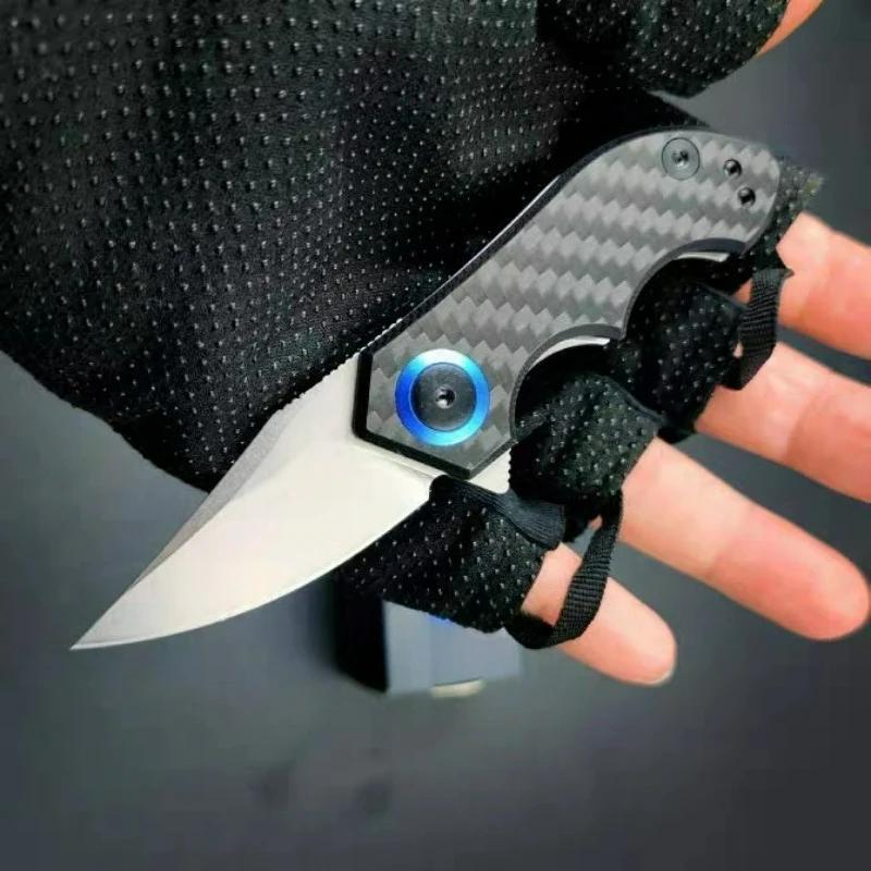 

New Z&T 0022 Mini folding knife CPM-20CV Blad edc multitool knives utility Daily at home cutting outdoo bushcraft tactical knife