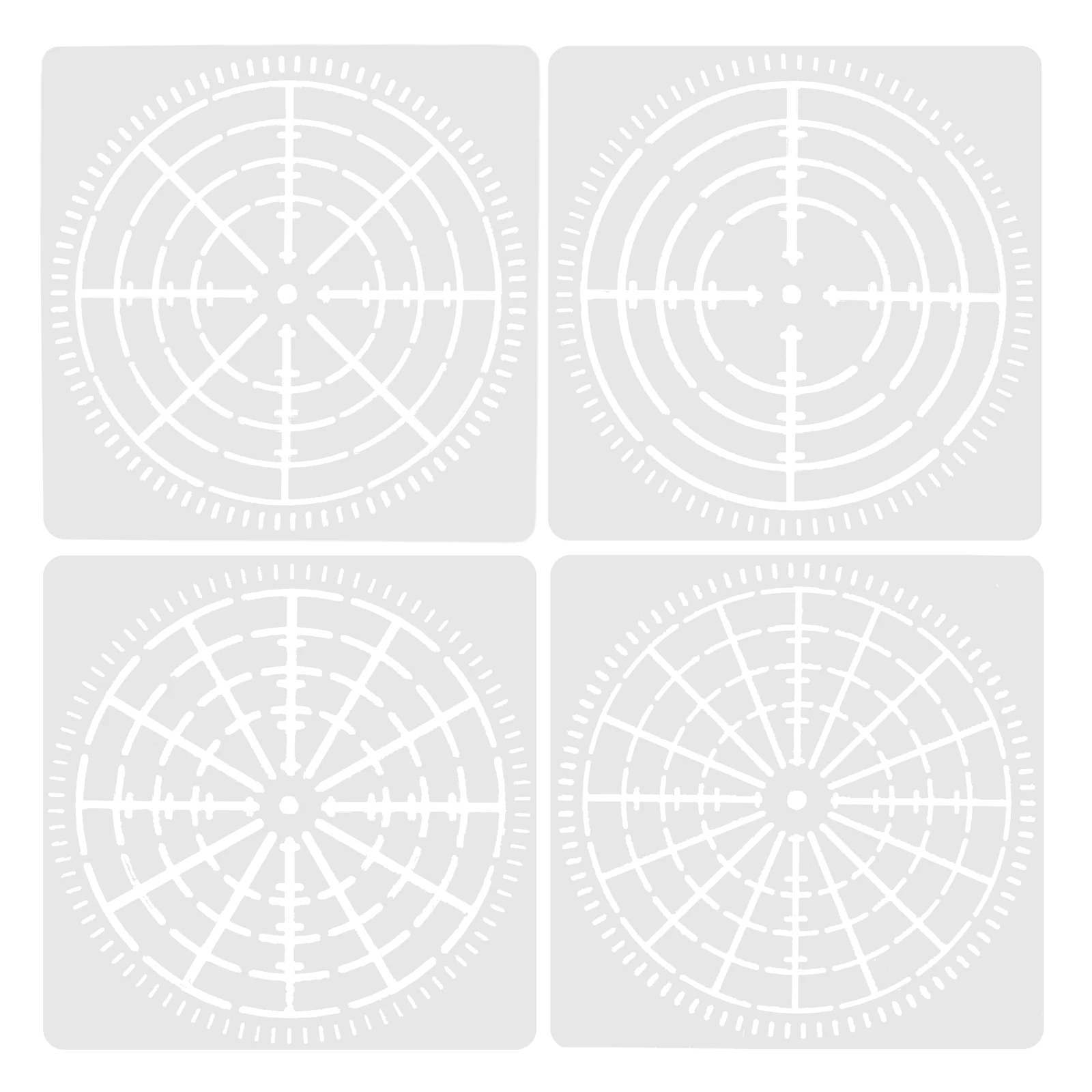 

4Pcs Mandala Dot Decorative Stencils Durable Washable Templates for DIY Art Craft Supplies Mandala Dot Stencils