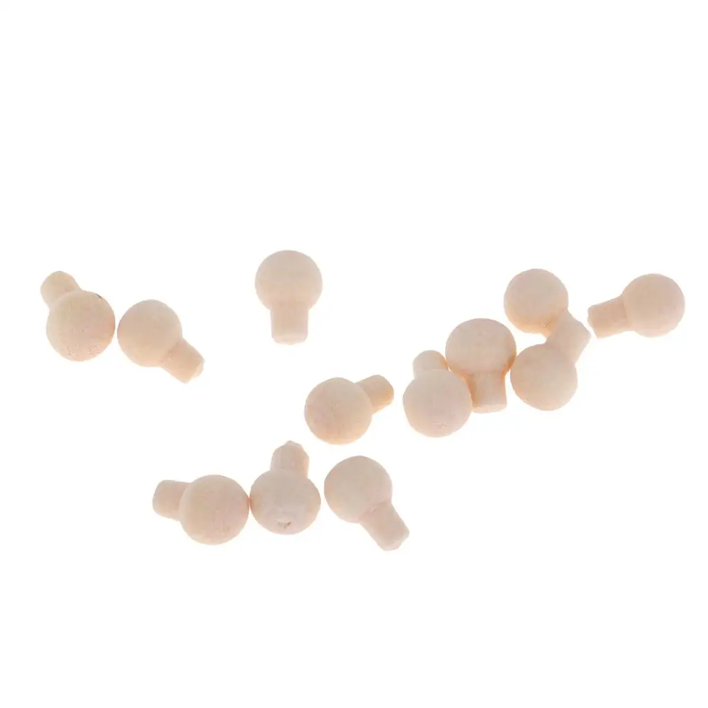 12 Stück 1/12 Miniatur-Puppenhaus, Vintage-Hardware, Holztür, Schubladengriffe, Puppenhaus, Möbelzubehör