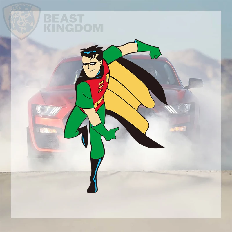 Car StickersCustomizable Cartoon Superhero Print Design Digital File High Resolution for Car Decal T-shirt Printing Wall Decals