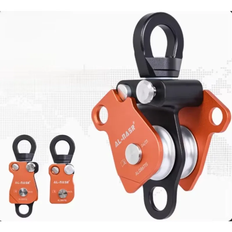 

Double pulley Universal Single Double Pulley Lifting Weight Riser Labor Saving Fall Protection Rope Hoisting Pulley