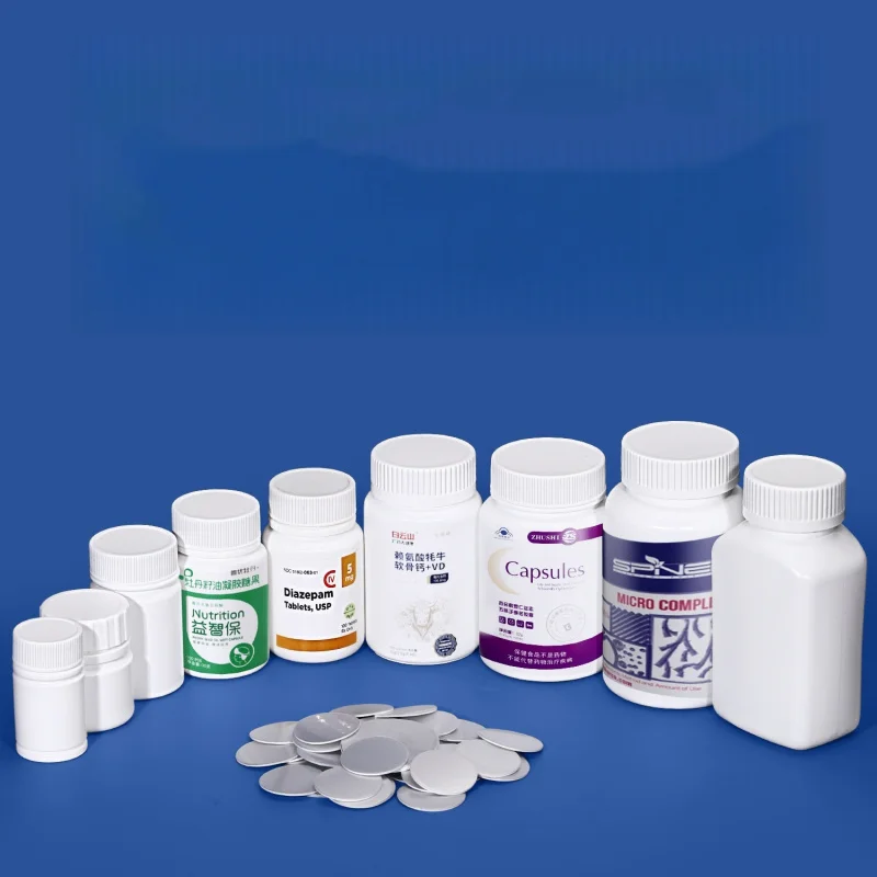 2PCS Water Cedar Plastic Solid Bottle Sample Container  Medical Packaging Sealed Pill Bottle