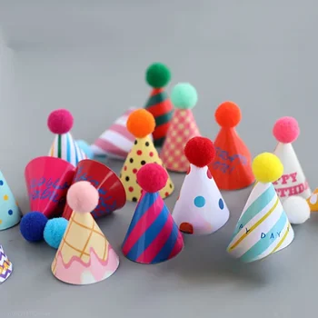 8/15 pièces Mini gâteau décoration haut-de-forme Dessert Table petit chapeau anniversaire mignon Ins carte gâteau Topper mariage gâteau Topper cuisson