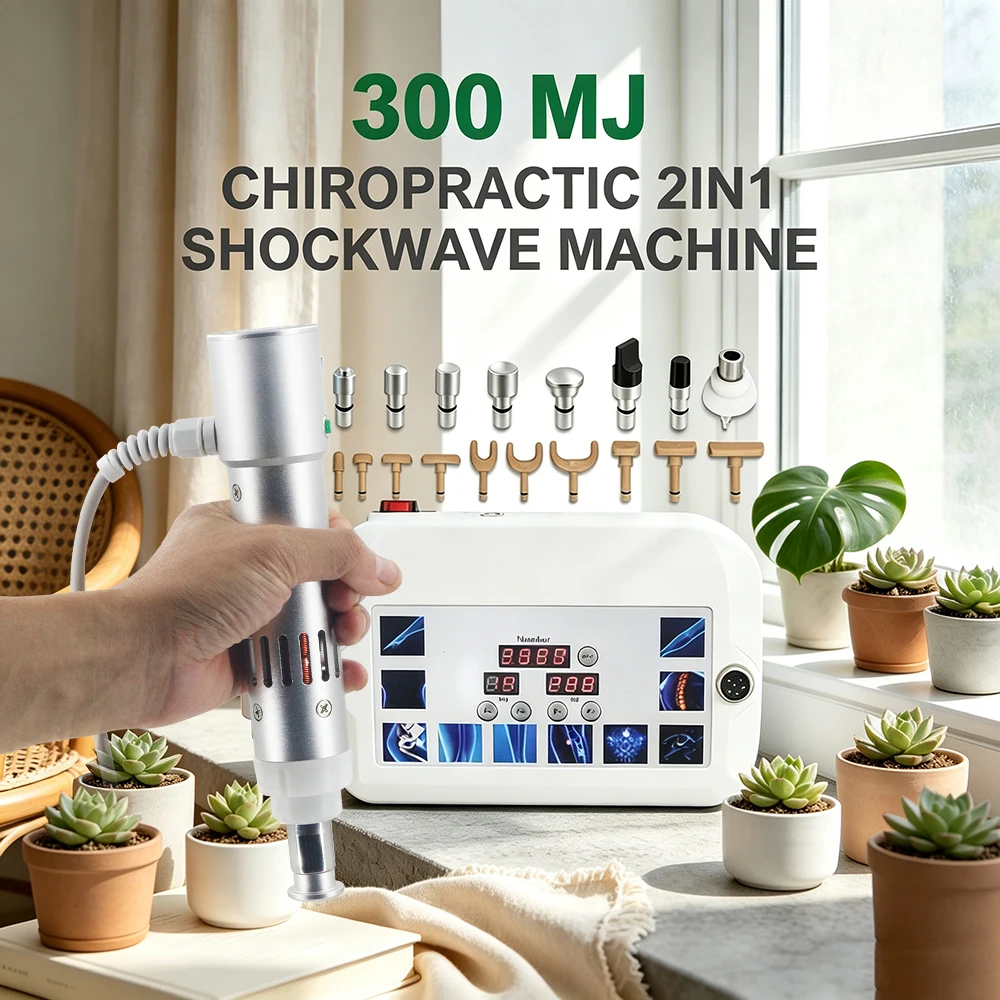 Shockwave Therapy Machine Effectively Relieve Plantar Fasciitis Erectile Dysfunction 2in1 Chiropractic Correction Body Massager