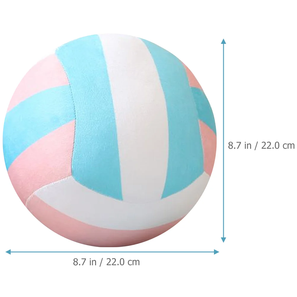 Volleyball Plush Toy Stuffed Piggy Teen Sports Decor for Girl Bedroom Gifts Beach Lover Mini