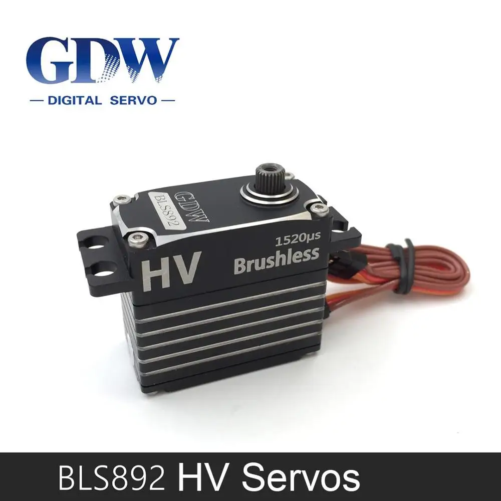 

Three Pieces HV Brushless Standard Servos GDW BLS892 BLS895 Tail Servo for 700 Helicopter