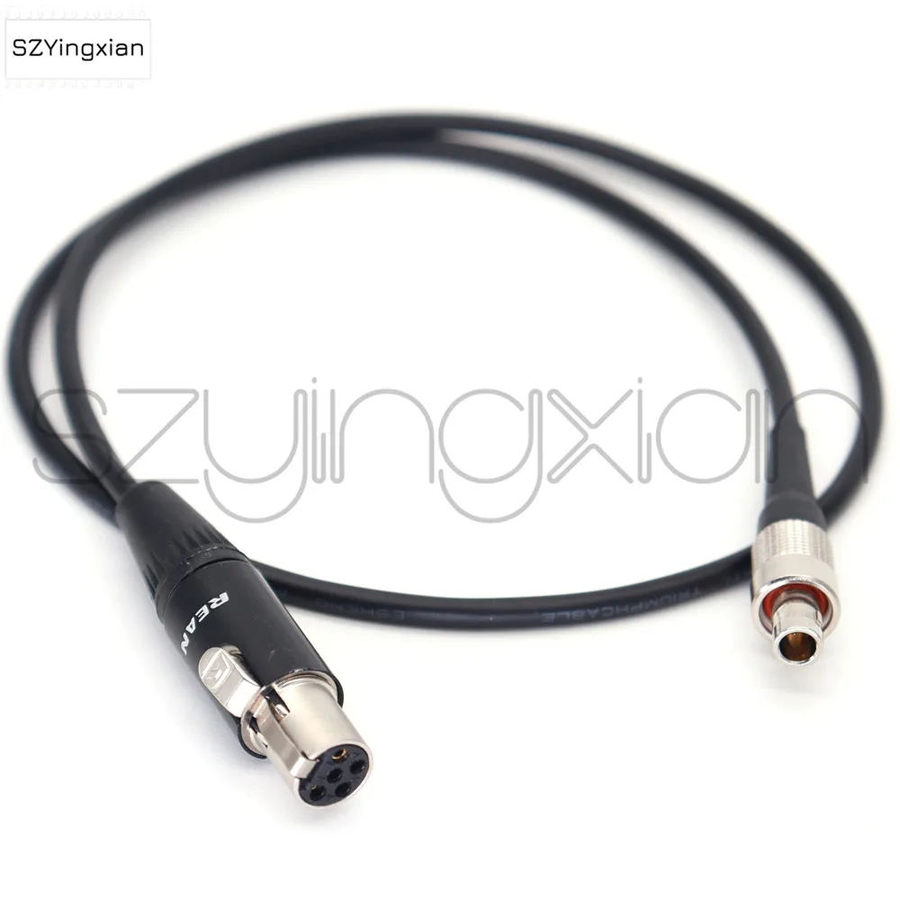 FVB 00 3-Pin To Mini Xlr 5pin TA5F Audio Cable for WisycomMTP60 /PHA48 Broadband Bodypack Transmitter Link PHA60
