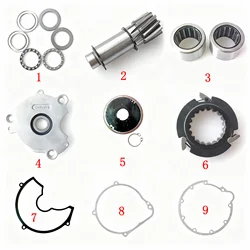 48V1000W BBSHD Spare Part for Bafang HD Mid Motor Pinion Gear NK1716 Needle Bearing and Ball Bearing Plastic Gear Cover