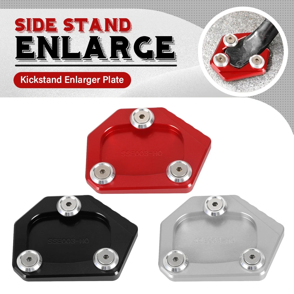 Motorcycle Kickstand Extension Plate Side Stand Enlarger FOR Honda CB125R NEO SPORTS CAFE CB 300R CB300F CB500F CB 500X CBR 500R