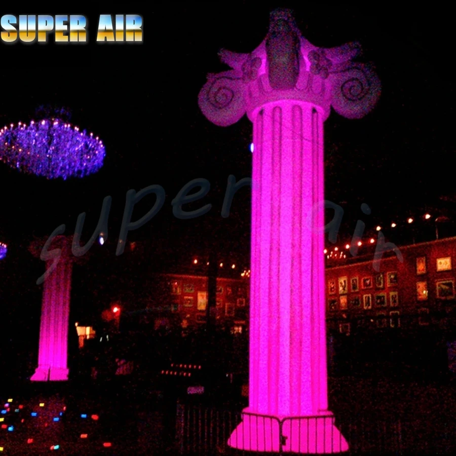 The portable party decoration lighting inflatable column is used for site lighting entertainment party