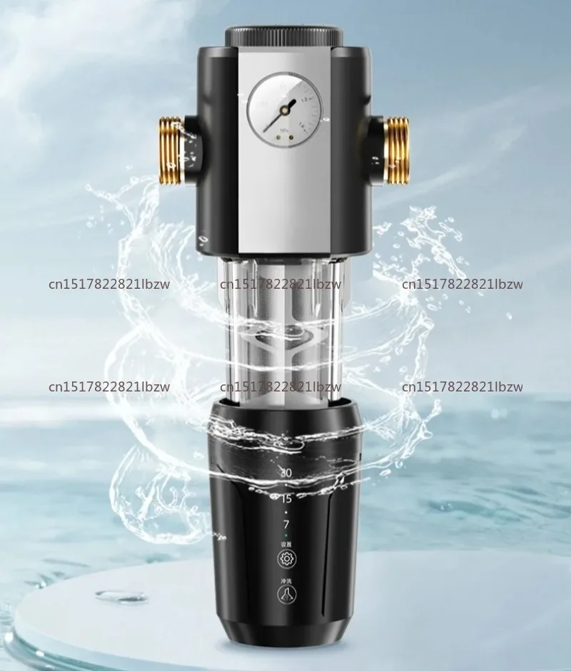 High-end pre-filter, automatic intelligent timed backwashing 6T large-flow household whole house tap water filtration