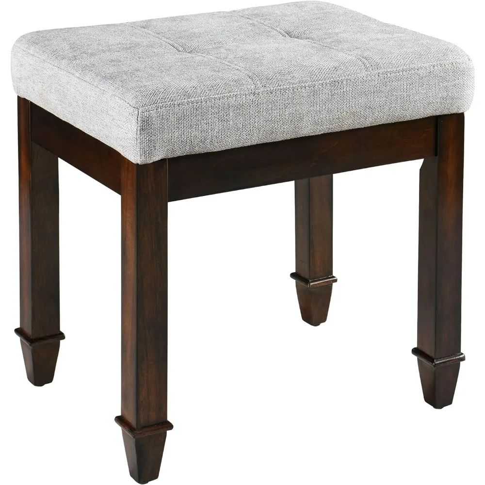 

Make-up Dresser With Fabric Upholstered Seat Stool for Living Room Free Shipping Hallway Ottoman Furniture Home