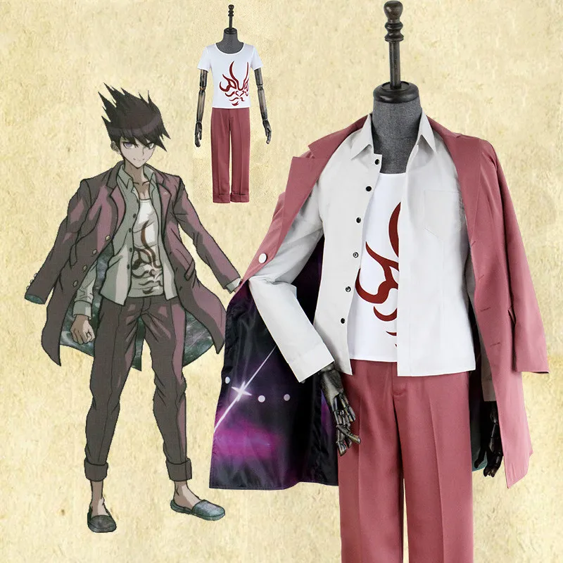 Nowy przybysz Danganronpa V3 zabijający harmonię Kaito Momota kostium cosplayowy Anime na zamówienie kostium kosmicznego pilota