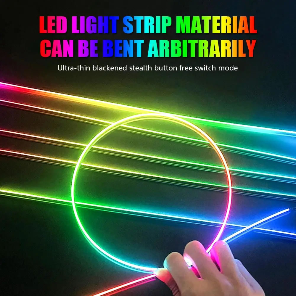 Auto RGB Glasfaser Sternenhimmel-Deckenleuchte |   Faseroptik Sternenhimmel Innenbeleuchtung für Auto, Split-Controller 24-Tasten RF-Fernbedienung, Musik-Sync Twinkle-Modus DC12V