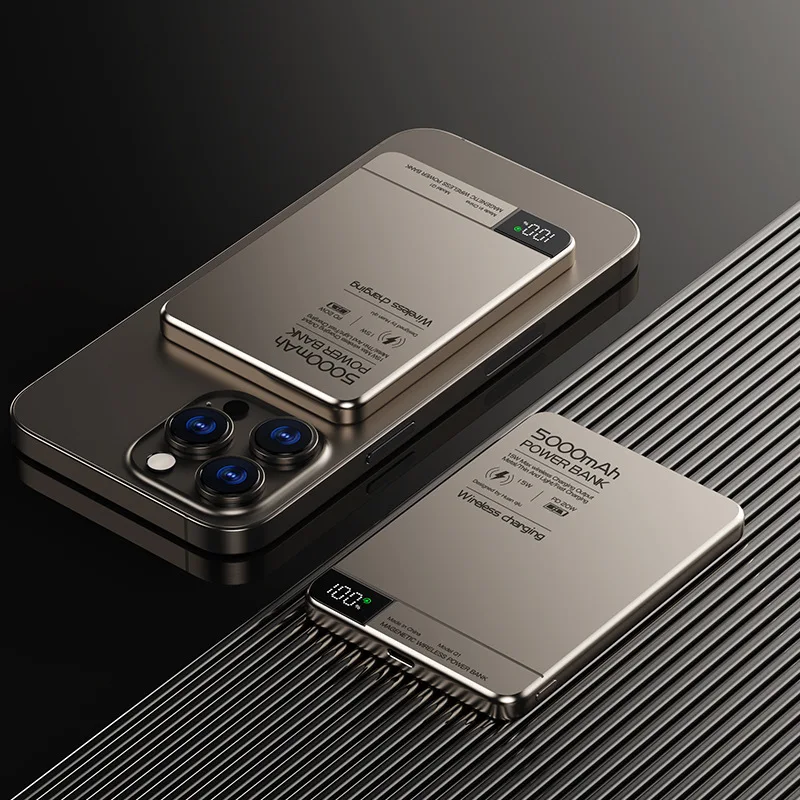 Magsafe Power Bank Magnetic Wireless USB C PD Fast Charger Powerbank for iPhone 16 15 Xiaomi Samsung Portable Induction Charger