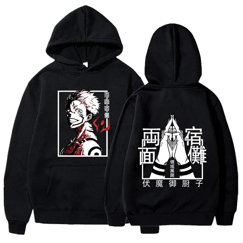 New Anime ryomen Sukuna printing hoodies women men fashion Harajuku sweatshirts unisex long sleeve pullover tops