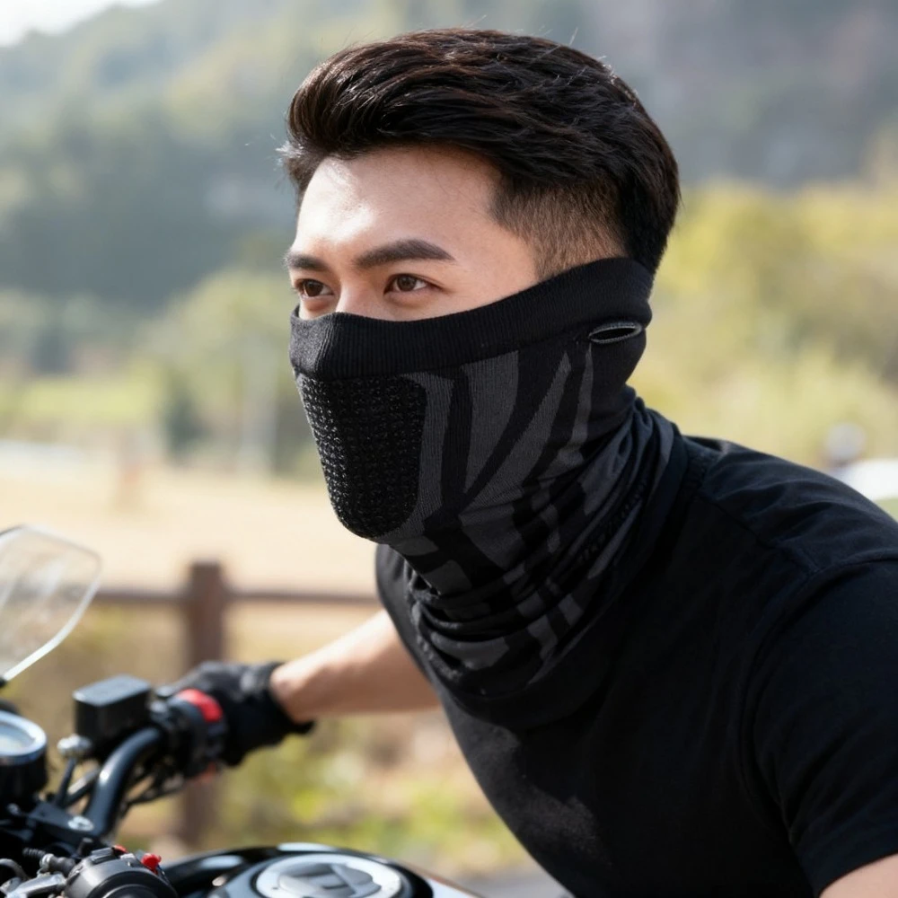 Winter Thermal Face Bandana Mask Cover Neck Warmer Gaiter Bicycle Cycling Skiing Tube Scarf Hiking Breathable Mask For Women Men