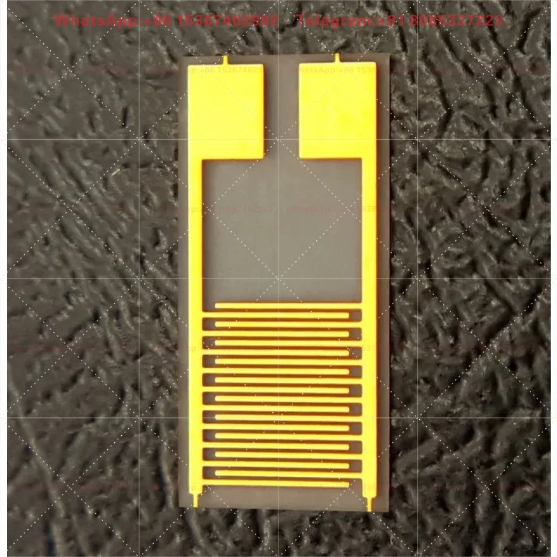 5 PCS 100μm Flexible Cross Finger Electrode Capacitor Array Intelligent Wearable Sensor Chip PET Substrate Electronic Component