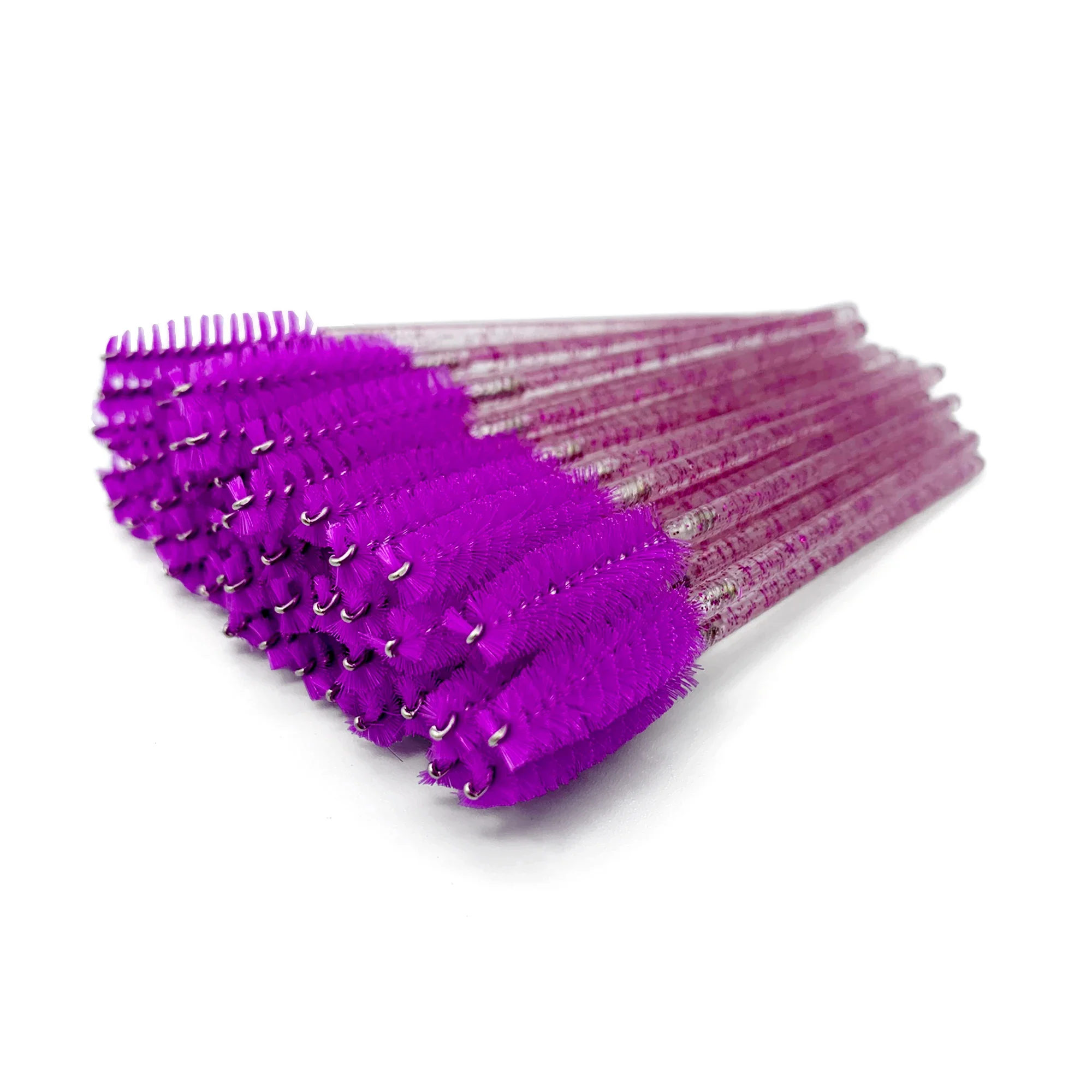 Baguettes de Mascara jetables en cristal, 500 pièces, brosse à cils, bobines pour Extension de cils et sourcils, outils de beauté colorés, vente en gros