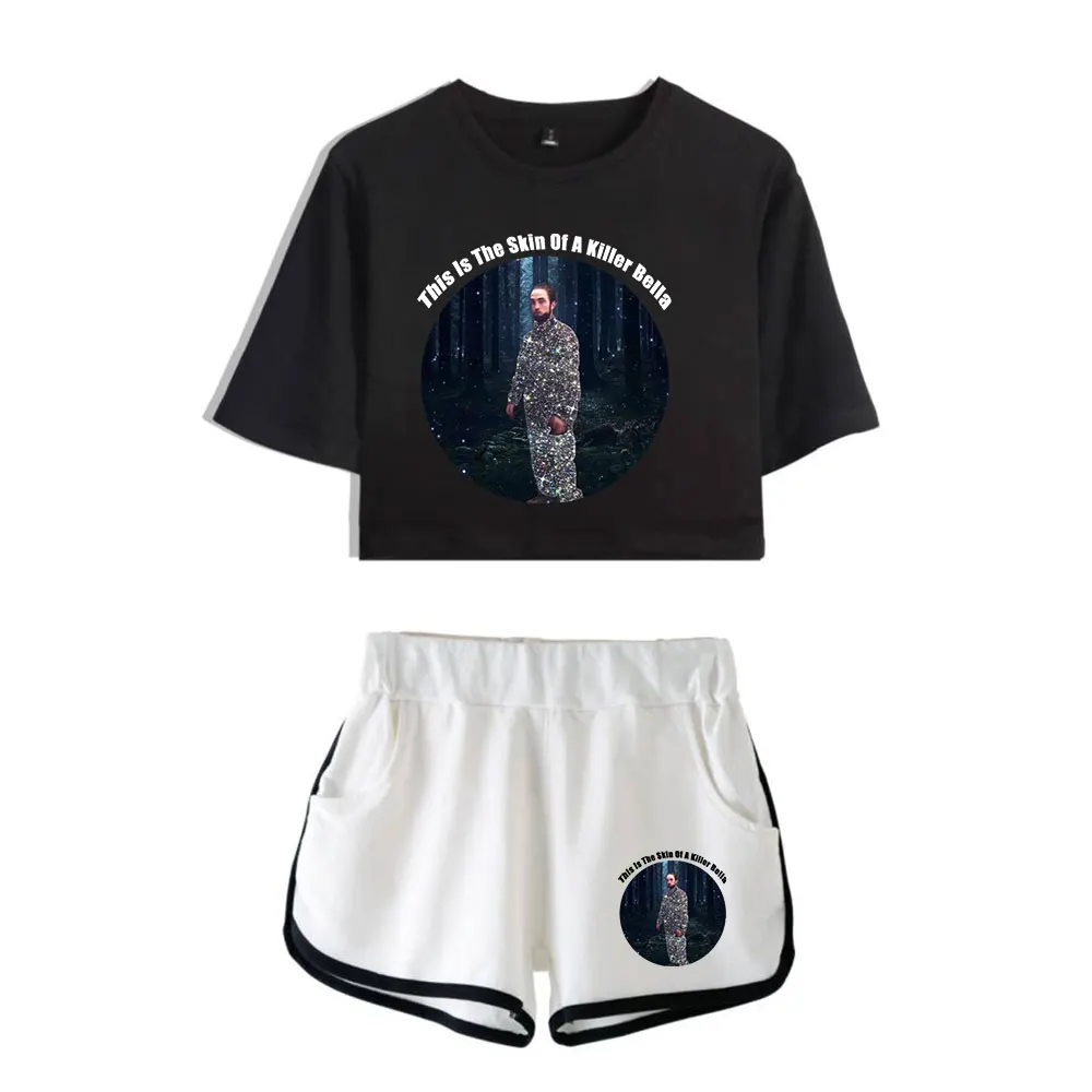 Robert Pattinson This is The Skin of A Killer Bella Vintage 90s logo Merch Tops Streetwear Two Piece Set Shorts+Lovely TShirt