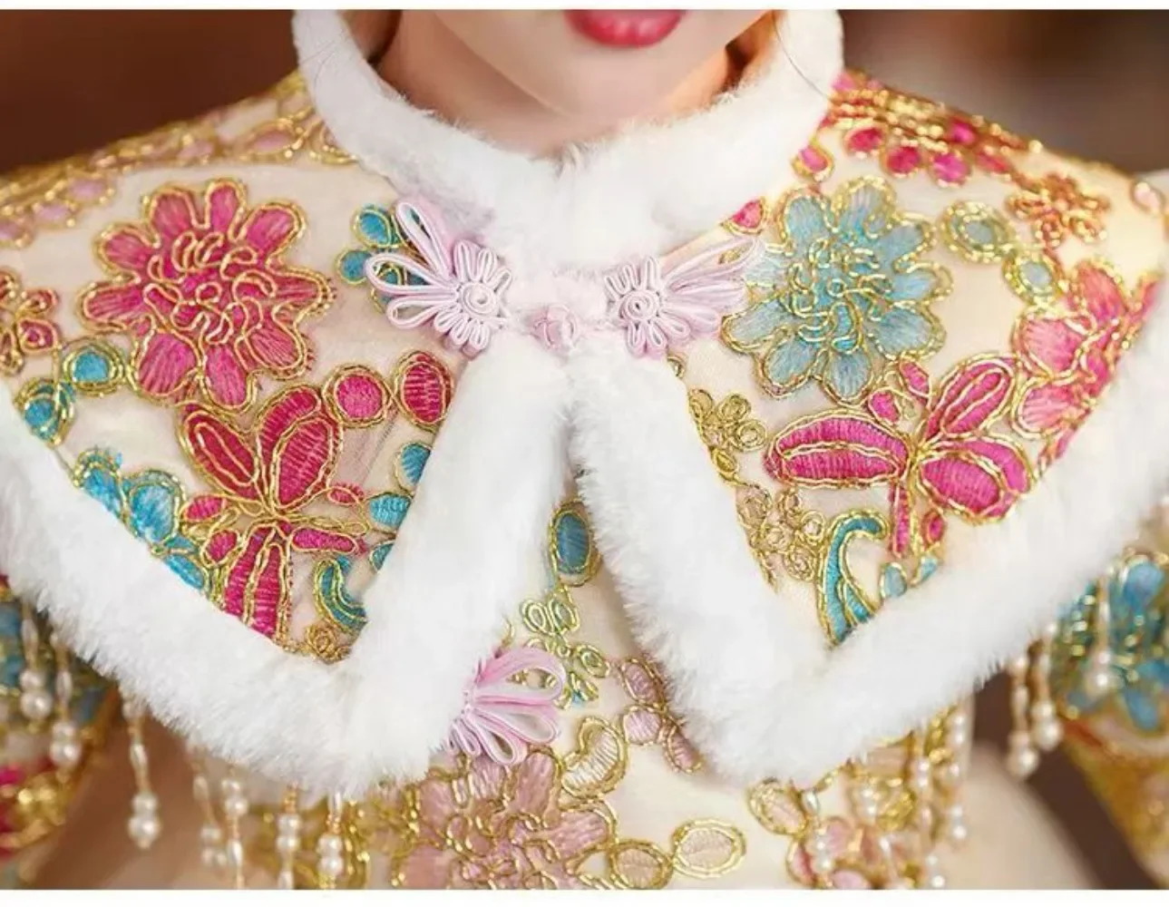 Chinese New Year Dress Girl Hanfu Festival Outfit Retro Chinese Ancient Costumes Kids Traditional Clothes