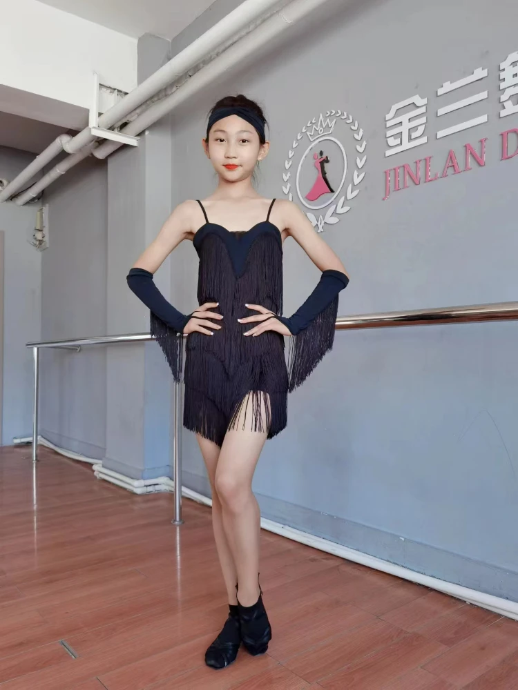 

Индивидуальный костюм для латинских танцев для женщин и взрослых для девочек, комбинезон с кисточками, наряд для выступлений, юбка с бахромой, сексуальное платье faldas