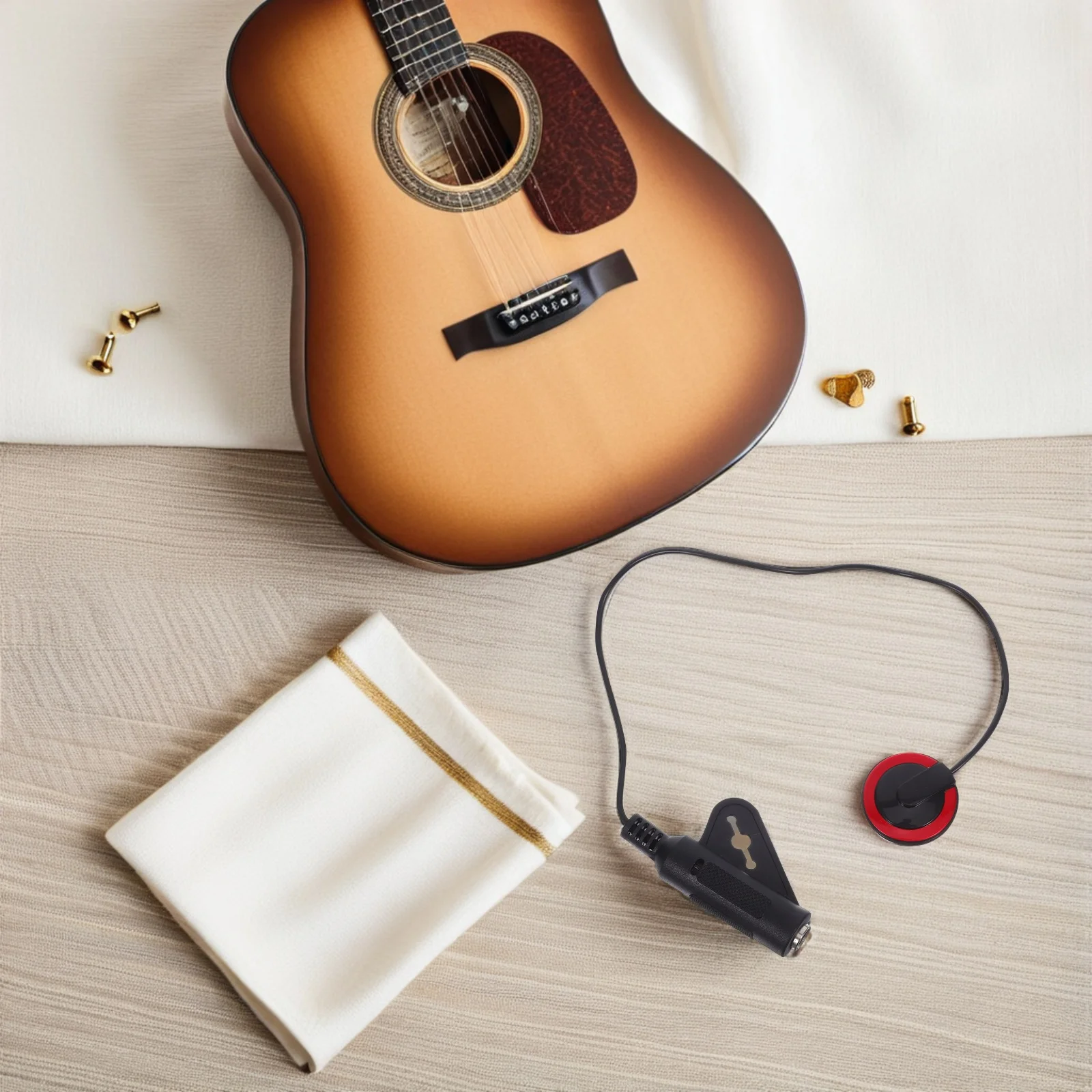 

2 Pcs Guitar Pickups Soundhole Banjo Microphone Instrument Piezo Ukulele Electronic for Guitars Acoustic