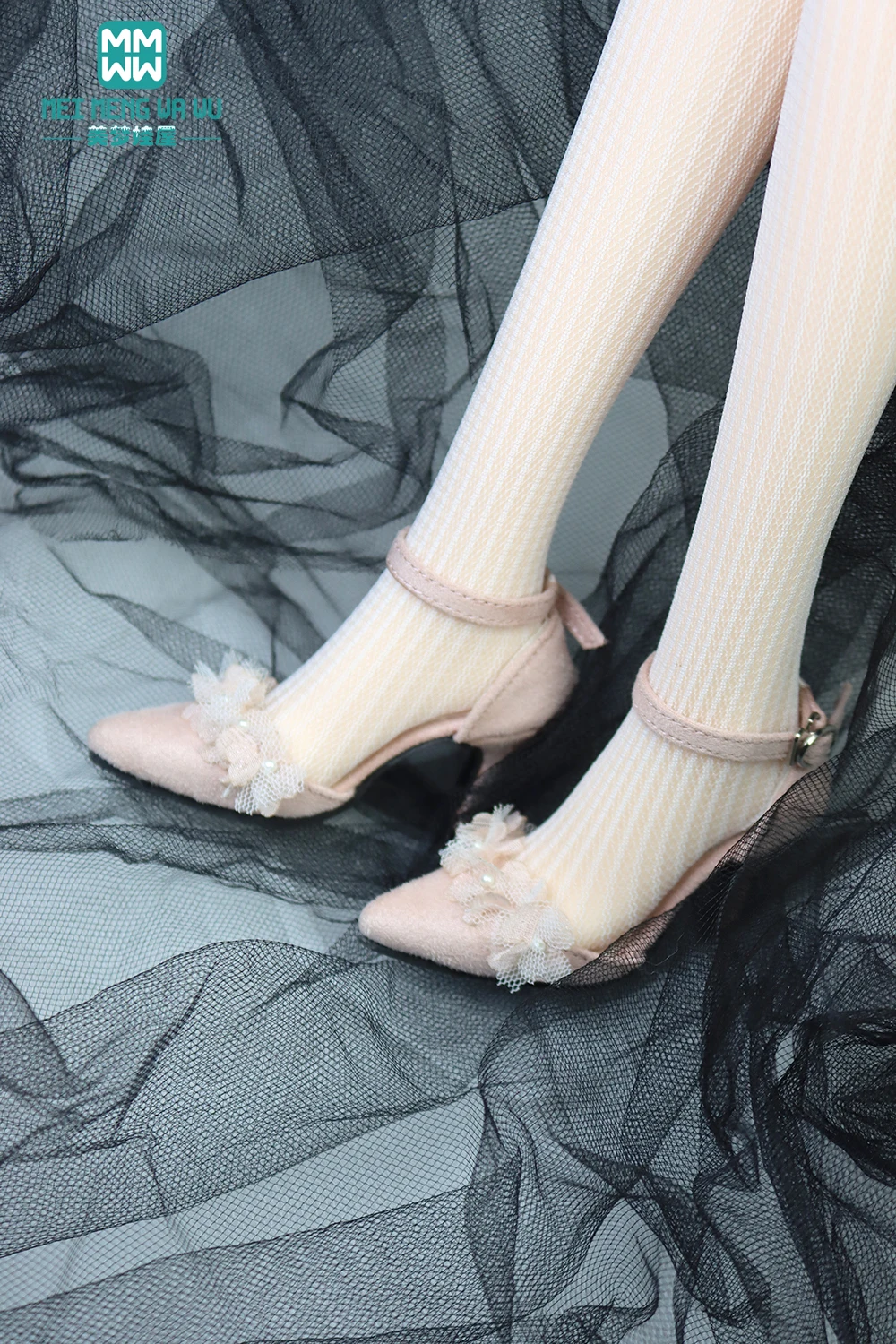 BJD-Puppensocken, modische Netzsocken, passend für 1/3 BJD DD SD Spielzeugzubehör – Detail 6