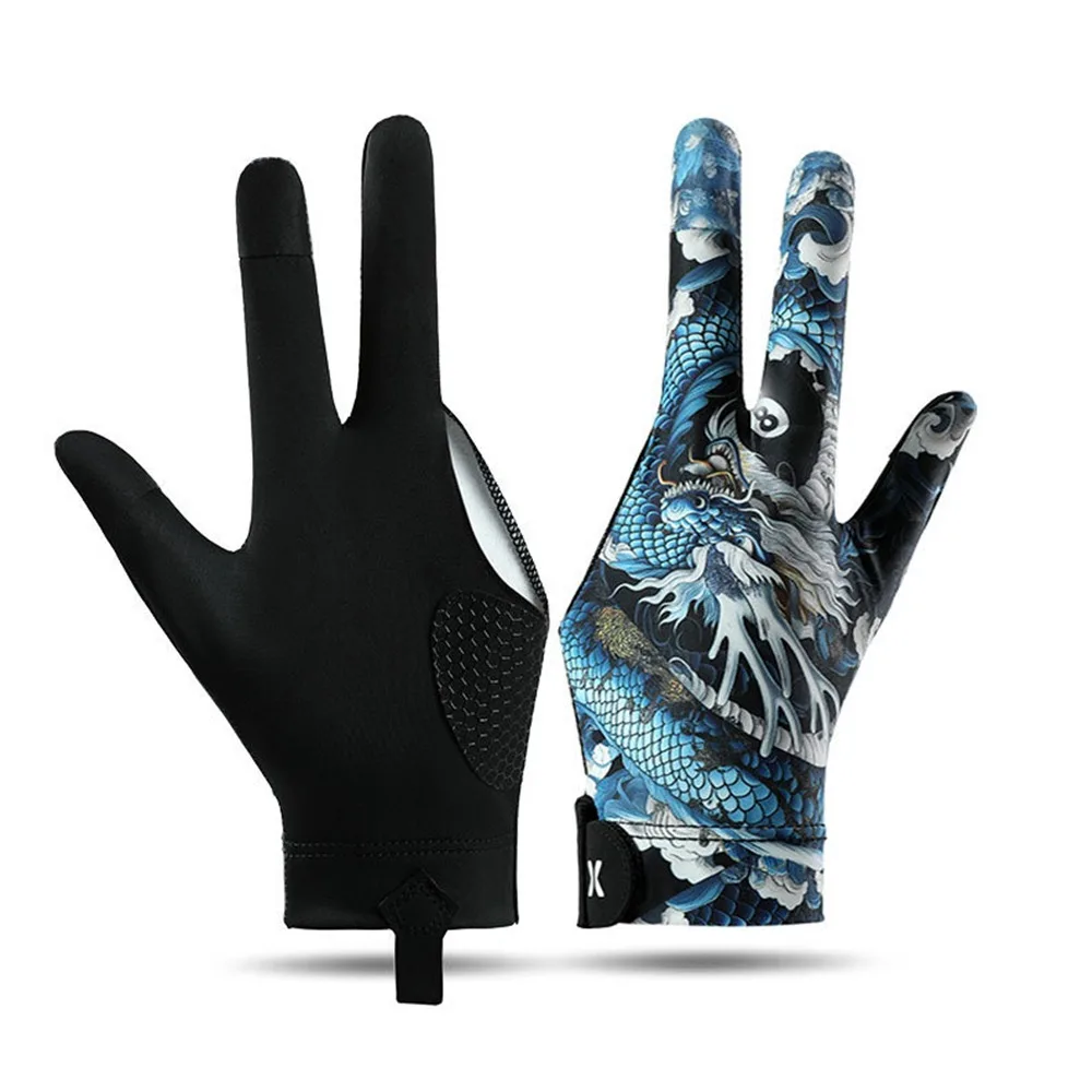 

Fashion Left Hand Billiards Glove Elastic Non-slip Billiard Training Gloves Breathable Three Fingers Glove Billiard Accessories