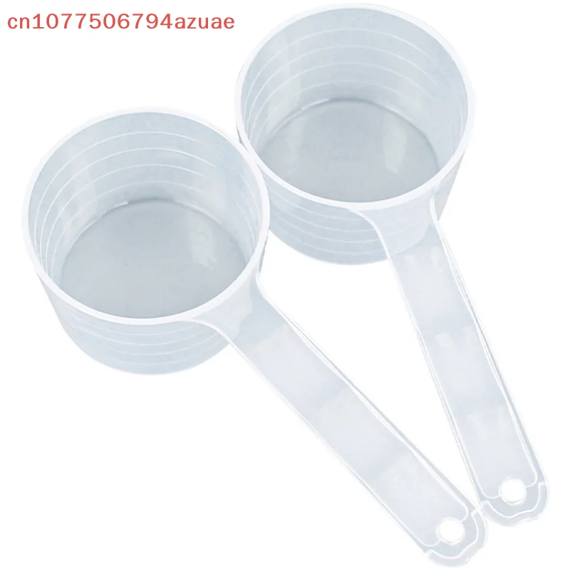 100ml With Graduation Durable Plastic Pet Measuring Spoon Transparent Pet Mea Spoon Pet Food Measuring Spoon Feeding Dog Shovel